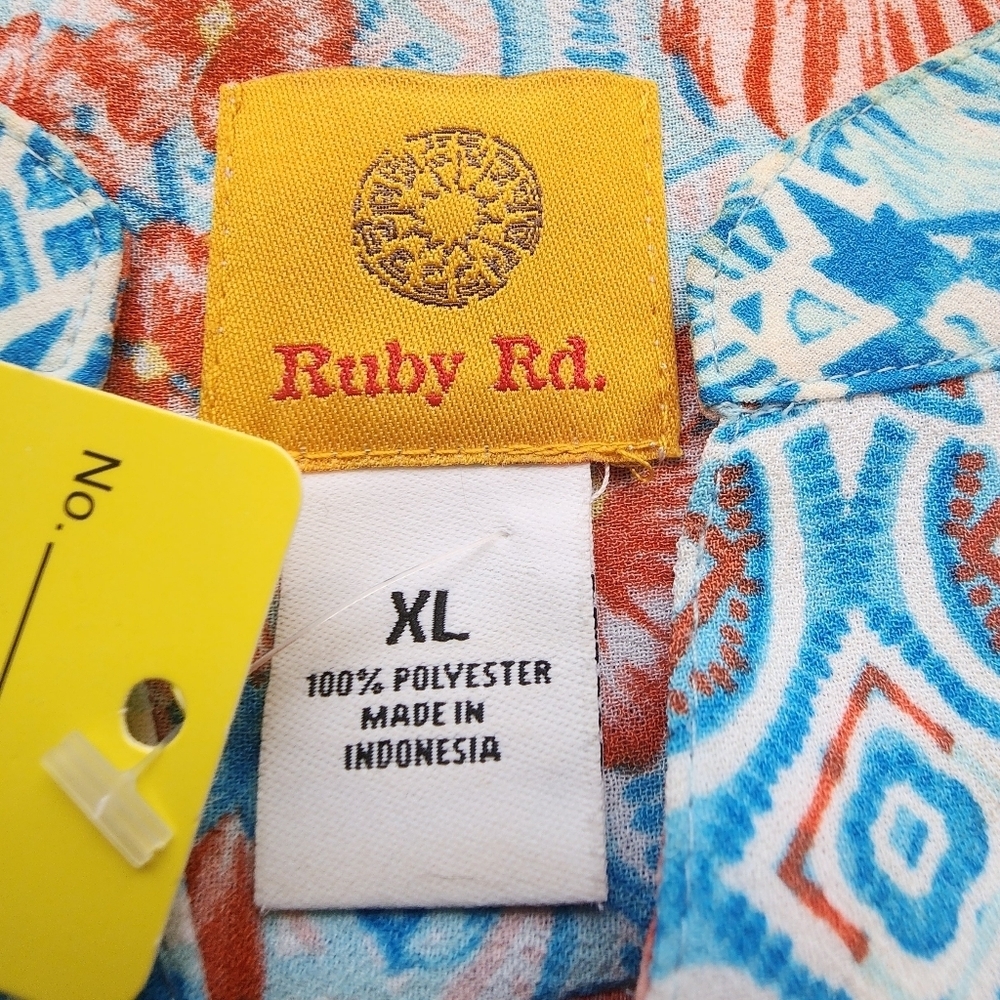 Ruby Rd. Tie Front Blouse - image 5